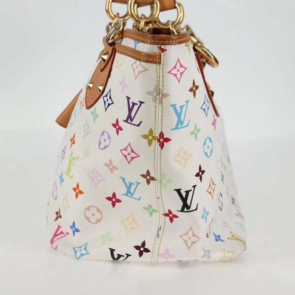 LOUIS VUITTON Monogram Multicolor Annie GM Tote Bag White - Picture 5 of 16